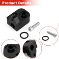 Temperature Air Intake Sensor Spacer Kit For 2017 2024 Chevy Silverado 2500hd 3500hd And Gmc Sierra 6 6l Diesel Black Billet