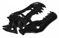 Black T-rex Metal Auto Emblem