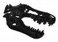 Black T-rex Metal Auto Emblem