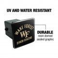 Wake Forest University Demon Deacons Logo Tow Trailer Hitch Cover Plug Insert 2
