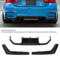 Rear Bumper Lip Diffuser Glossy Black Abs Material Spoiler Body Kit For F80 M3 F82 M4 F83 With Screws And Adhesive Tape Easy