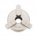 Ndnczdhc Mini Lathe Chuck Set K01-50 3 Jaw And Screw Rod 50mm M14 Wood C45 Steel Reversible Self Centering