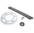 Yamaha Wr400f 1999 To 2001 And Wr450f 2003 2014 Chain Sprocket Kit Silver 13 50 114l Non O Ring With Steel Front Rear Sprockets