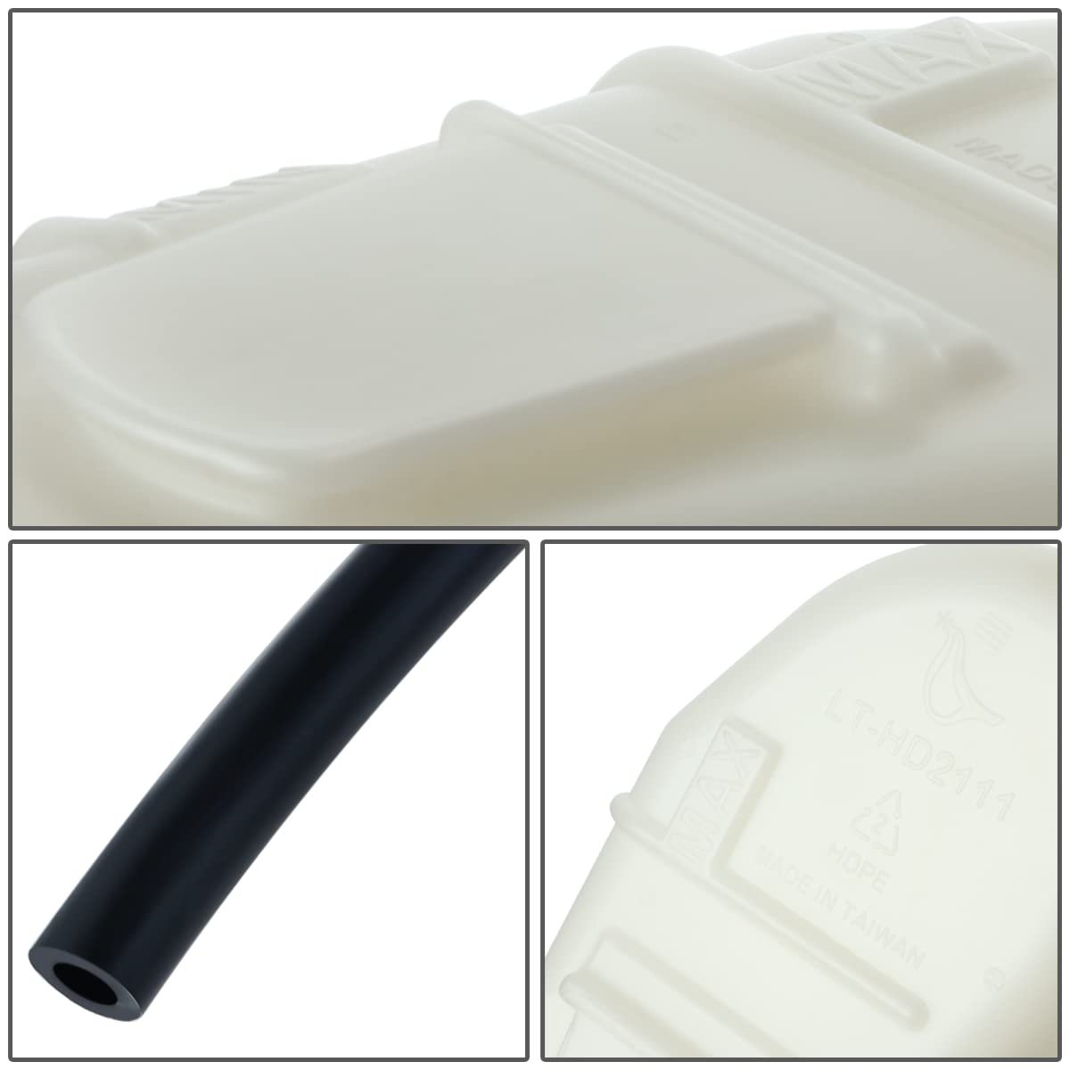 Ho3014134 Factory Style Car Coolant Reservoir Overflow Bottle Tank With Cap For Honda Cr-v 2012-2016 Bare White
