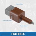 A Absopro Brake Stop Light Lamp Switch No 25320jn00a Pedal Control For Infiniti Ex35 2009-2012 Plastic Brown Gray