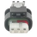 Electrical Connector For Bmw X5 2010 To 2016 Male Rectangular Blade Terminal Replacement Cu2z14s411ava 68225151ab Black Plastic