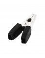 Uxcell 30 Pcs 35mm Long Black Plastic Lead Crocodile Clamps Alligator Clips