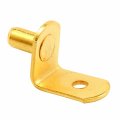 Prime-line Mp9054 Shelf Support Pegs 1 4 In Steel Construction Brass 25 Pack 