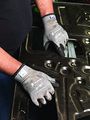 Memphis Glove N9690tcl Ninja Therma Force Double Layer Gloves With Bi-polymer Dipped Palm And Fingertips Gray Large 1-pair 