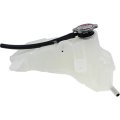 Coolant Reservoir With Cap For Dodge Challenger 2008 2009 2010 Ch3014154 4596466ag Black Plastic Replacement Part 