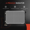 A-premium Engine Coolant Radiator A C Condenser Cooling Kit Compatible With Ford Escape 2001-2004 Mazda Tribute 3 0l Automatic