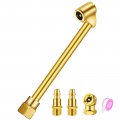Godeson Heavy Duty Dual Head Air Chuck Closed Ball Tire With 1 4 Inch Female Npt And Two Standard Male Quick Plug Fill Kit For 