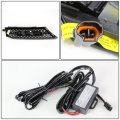 Auto Dynasty Led Front Bumper Driving Fog Light Bezel Integrated Drl Lights Compatible With Bmw E90 E91 3-series Sedan Wagon