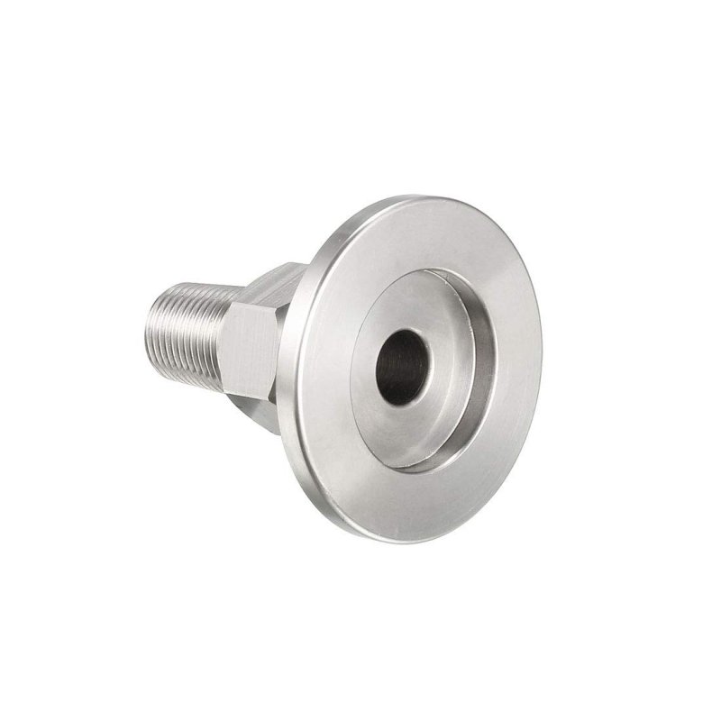 Pipe Fitting 1 8 Pt Male Threaded To 18 Ferrule Stainless Steel Clamp Pack Of 2