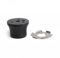 Yamaha Golf Cart 3 Hole Black Aluminum Steering Wheel Adapter 