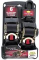 Erickson 34414 Pro Series Black 2 X 6 Retractable Ratcheting Tie-down Strap Pack Of
