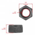 Caltric 6x Front And Rear Wheel Hub Nuts Compatible With Yamaha Blaster 200 Yfs200 1995-2006
