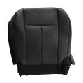 Driver And Passenger Bottom Replacement Seat Covers Black Perforated Microfiber Leather For Ford Expedition 2007 2008 2009 2010 