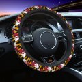 Maryland Flags And Ballons Car Steering Wheel Cover Accessories Elastic Stretch Universal Covers Durable Anti-slip Easy Carry