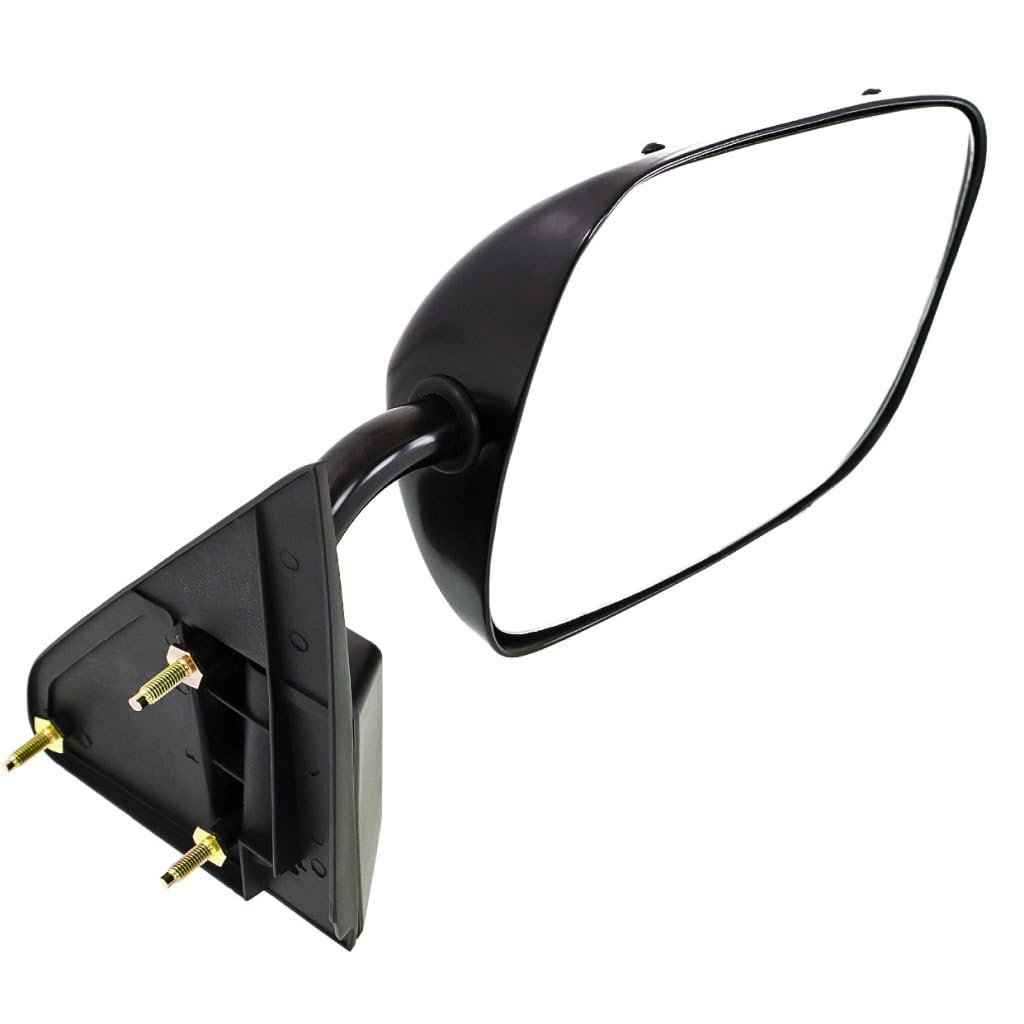 Passenger Side Door Mirror For Chevy C2500 K2500 1990 2000 Manual Glass And Folding Painted Plastic Gooseneck Style Replaces