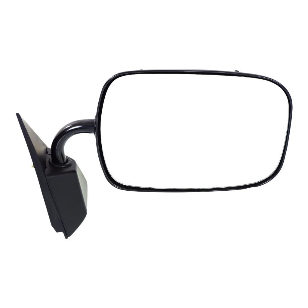 Passenger Side Door Mirror For Chevy C2500 K2500 1990 2000 Manual Glass And Folding Painted Plastic Gooseneck Style Replaces