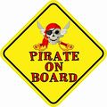 4 5in X Pirate On Board Bumper Magnet Vinyl Car Magnetic Magnets By Stickertalk 