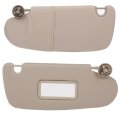 Sun Visors Left And Right Gray For Dodge Ram 1500 2500 3500 2002 2008 Without Sunroof Replacement Part 1ct17tl2aa Fabric Abs 