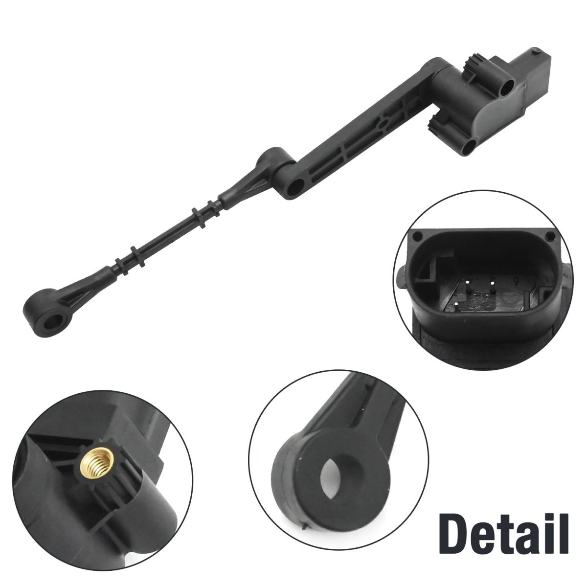 Hoypeyfiy Ah225b732ac Ride Height Level Sensor Rear Right Side Replacement For Land Rover Lr3 V6 4 0l V8 4l Replaces