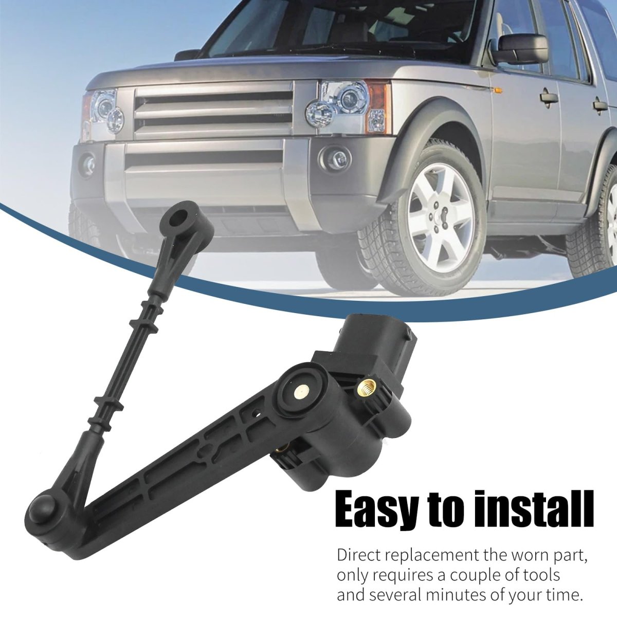 Hoypeyfiy Ah225b732ac Ride Height Level Sensor Rear Right Side Replacement For Land Rover Lr3 V6 4 0l V8 4l Replaces