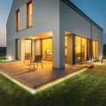 Monster Smart 32 8ft Indoor Outdoor Multicolor Weatherproof Led Light Strip Wifi Downloadable App For Custom Color Creations 
