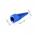 X Autohaux 8pcs Blue Spike Wheel Tyre Tire Valve Air Stem Cap Cover Universal For Car Truck Motorcycle Bike