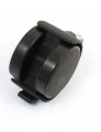 Uxcell 10mm Thread Connector Twin Wheel Swivel Brake Caster 1 5 Black