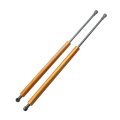 Front Bonnet Hood Lift Supports Struts For Toyota Land Cruiser 250 2023 Present Orange Carbon Fiber Gas Charged Shock Dampers 