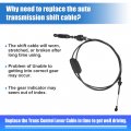X Autohaux Automatic Transmission Gear Shift Cable No 15713353 Fit For Chevrolet Blazer S10 1995 1996 1997