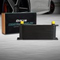 G-plus Black An10-10an 16 Row Universal Engine Transmission Racing Oil Cooler Radiator Condenser Aluminum