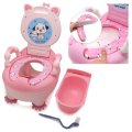 Smt- Potty Training Seat 3d Pink Bear Portable Kids Baby Toddler Lovely Toilet Stool Chair P N Et-baby003a-pink