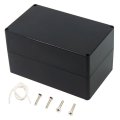 Ip65 Waterproof Electrical Junction Box Abs Plastic Electronic Enclosure Black 7 9 In X 4 Model F105 