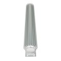 18 In Dual Pass Finned Transmission Oil Radiator Cooler Universal Fit With 1 4 Inch Npt Barb Fittings And Same Side Inlets