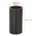 X Autohaux 45mm Id Car Universal Black High Performance Straight Silicone Hose Coupler Intercooler Tube