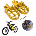 Dirt Bike Foot Pegs For Sur Ron S X Segway X260 X160 Talaria Sting Mx3 Mx4 And Xxx Gold Cnc Aluminum Alloy Motorcycle Pedals 