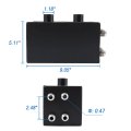 Jdmspeed Black Pro Series Oil Catch Can 4 Port All -10an Replacement For Honda Civic Acura Integra