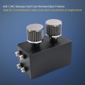 Jdmspeed Black Pro Series Oil Catch Can 4 Port All -10an Replacement For Honda Civic Acura Integra