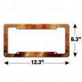 Phoenix Rising From The Flames License Plate Tag Frame