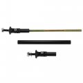 X Autohaux 2pcs 200mm 7 87 Splitter Support Rods Adjustable Front Rear Bumper Lip Strut Rod Tie Bars Fit Most Vehicle Black