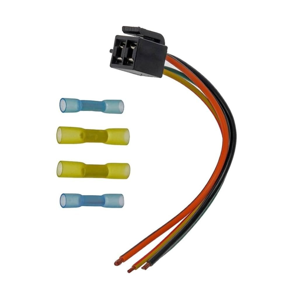 Ford Mustang 1997-2009 Blower Motor Harness Pa6 Connector Material Spade Terminal 8 1 Length Replacement For 1u2z-14s411-ba