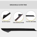 Kuafu A-pillar Molding Windshield Outer Trim Compatible With 2011-2019 Ford Explorer 4 Door Utility Replacement For