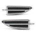 Pair Fender Vent Insert Chrome Molding Trim For Ford Escape 2013-2015 Lh Driver Rh Passenger Side Cj5z16228ab Cj5z16228aa 