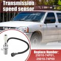 X Autohaux Transmission Speed Sensor For Nissan Frontier 1998 1999 2000 25010-74p01 25010-74p00 2pins Abs Car Replacement Black