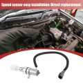 X Autohaux Transmission Speed Sensor For Nissan Frontier 1998 1999 2000 25010-74p01 25010-74p00 2pins Abs Car Replacement Black