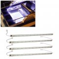 Ledglow 4pc White Led Boat Marine Deck Under Gunnel Cabin Accent Lighting Kit 24 Waterproof Light Tubes Screw Cap Connectors